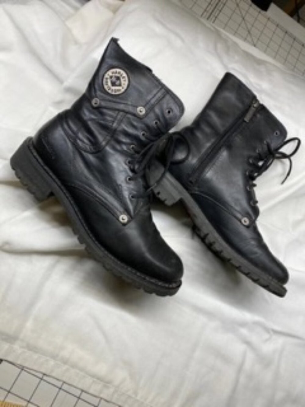 Harley Davidson women's motorcycle riding boots size 8